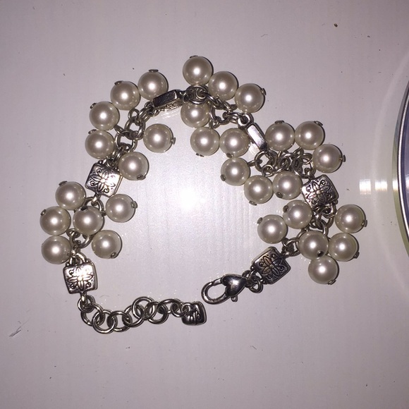 Pearl and sterling silver bracelet - Picture 2 of 5